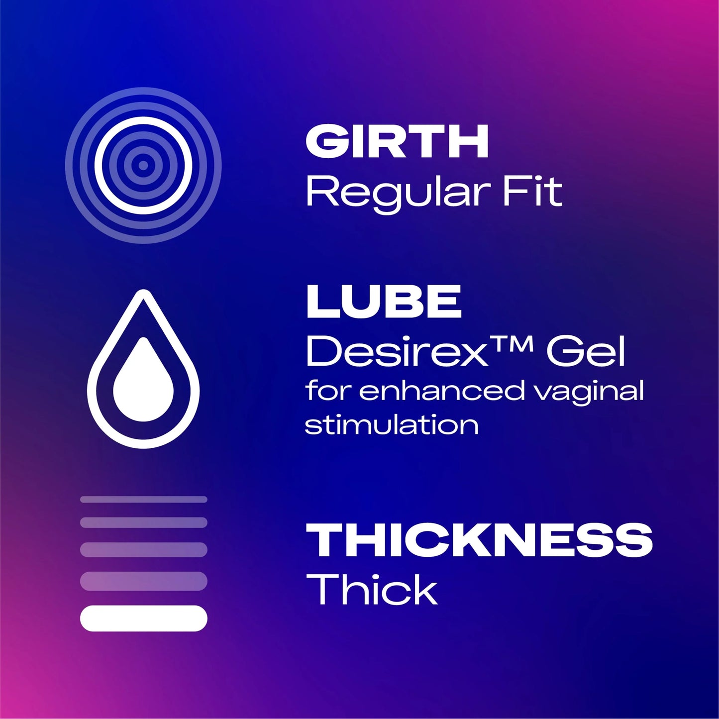 Feel Intense Latex Condoms 10 Pack by durex