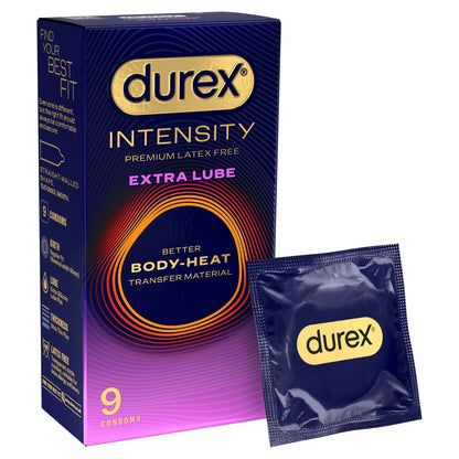 Intensity Premium Extra Lube Latex-free Condoms 9s by durex