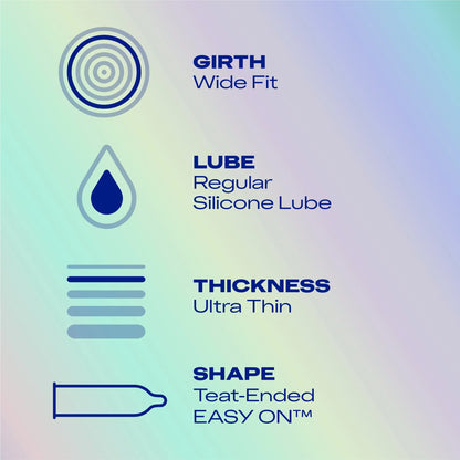 Nude Ultra Thin Condoms Xl 10s by durex