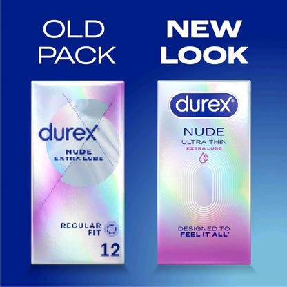 Nude Ultra Thin Extra Lube Condoms 10s by durex