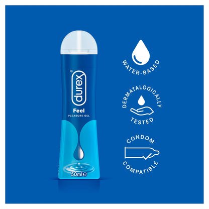 Play Water Based Feel Lubricant Gel 50ml by durex