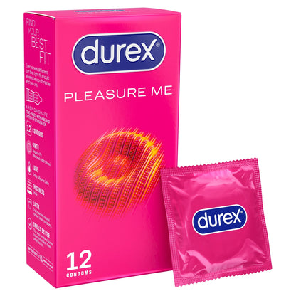 Pleasure Me Condoms Ribbed & Dotted by durex