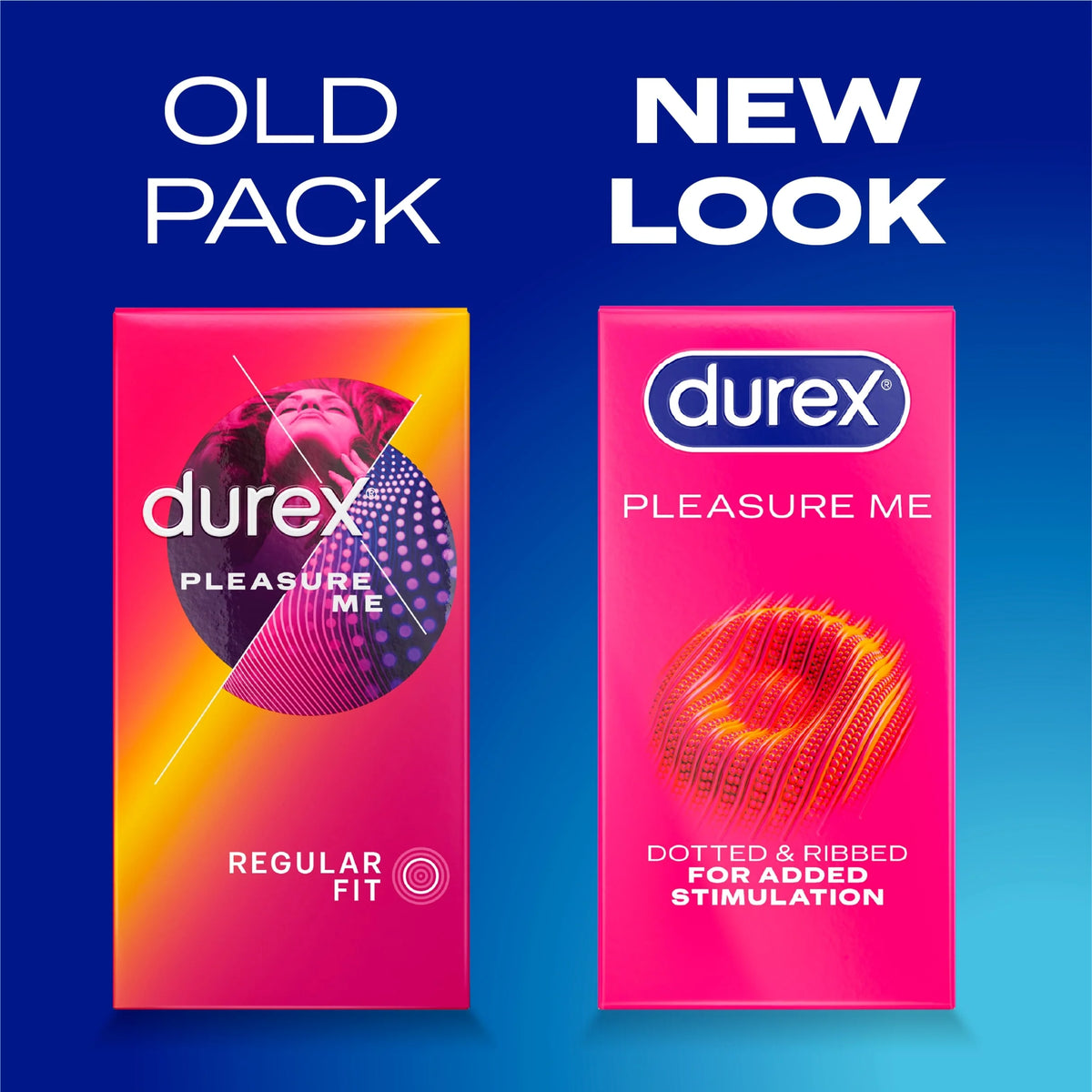 Pleasure Me Condoms Ribbed & Dotted by durex