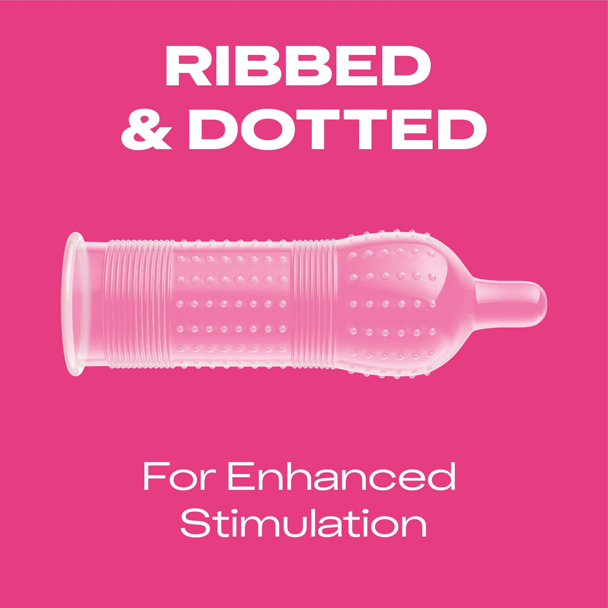 Pleasure Me Condoms Ribbed & Dotted by durex