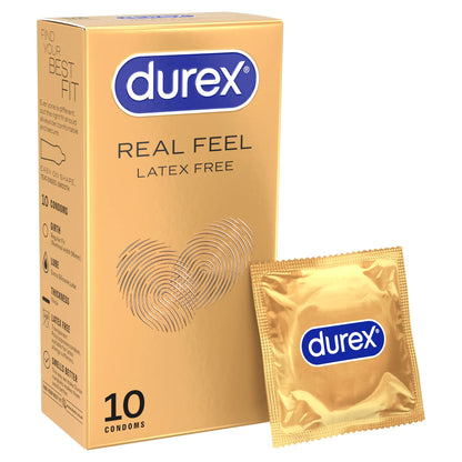 Real Feel Latex Free Condoms 10s by durex