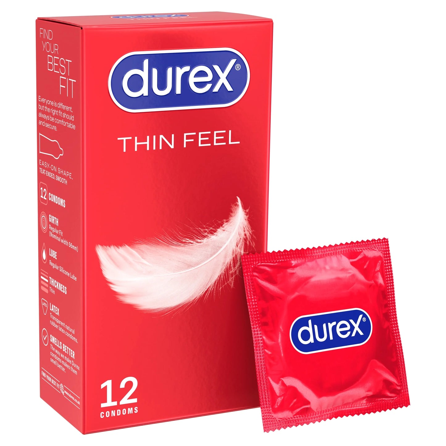 Thin Feel Condoms Extra Silicone Lube by durex