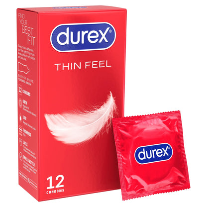 Thin Feel Condoms Extra Silicone Lube by durex