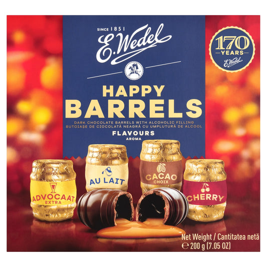 Dark Chocolate Barrels Plus Alcohol by E.Wedel