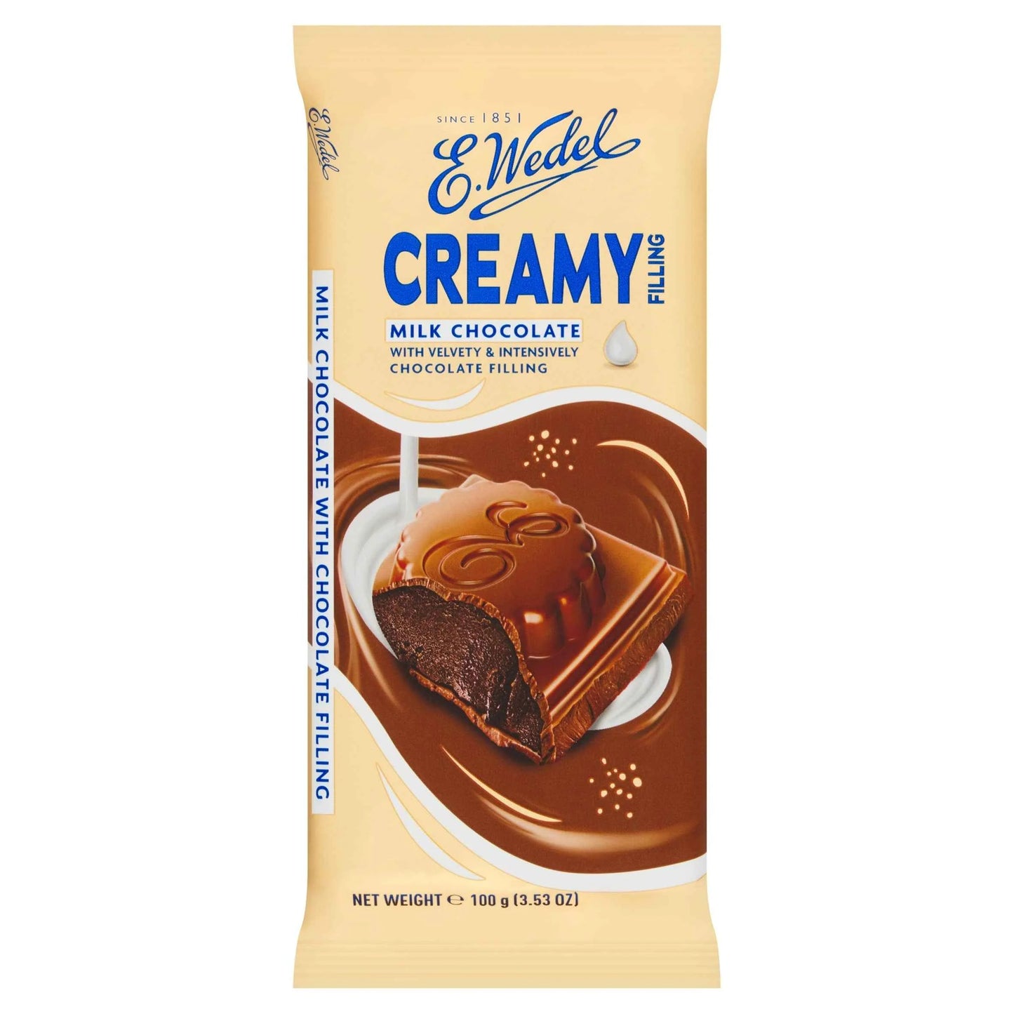 E. Wedel Milk Chocolate With Chocolate by E.Wedel
