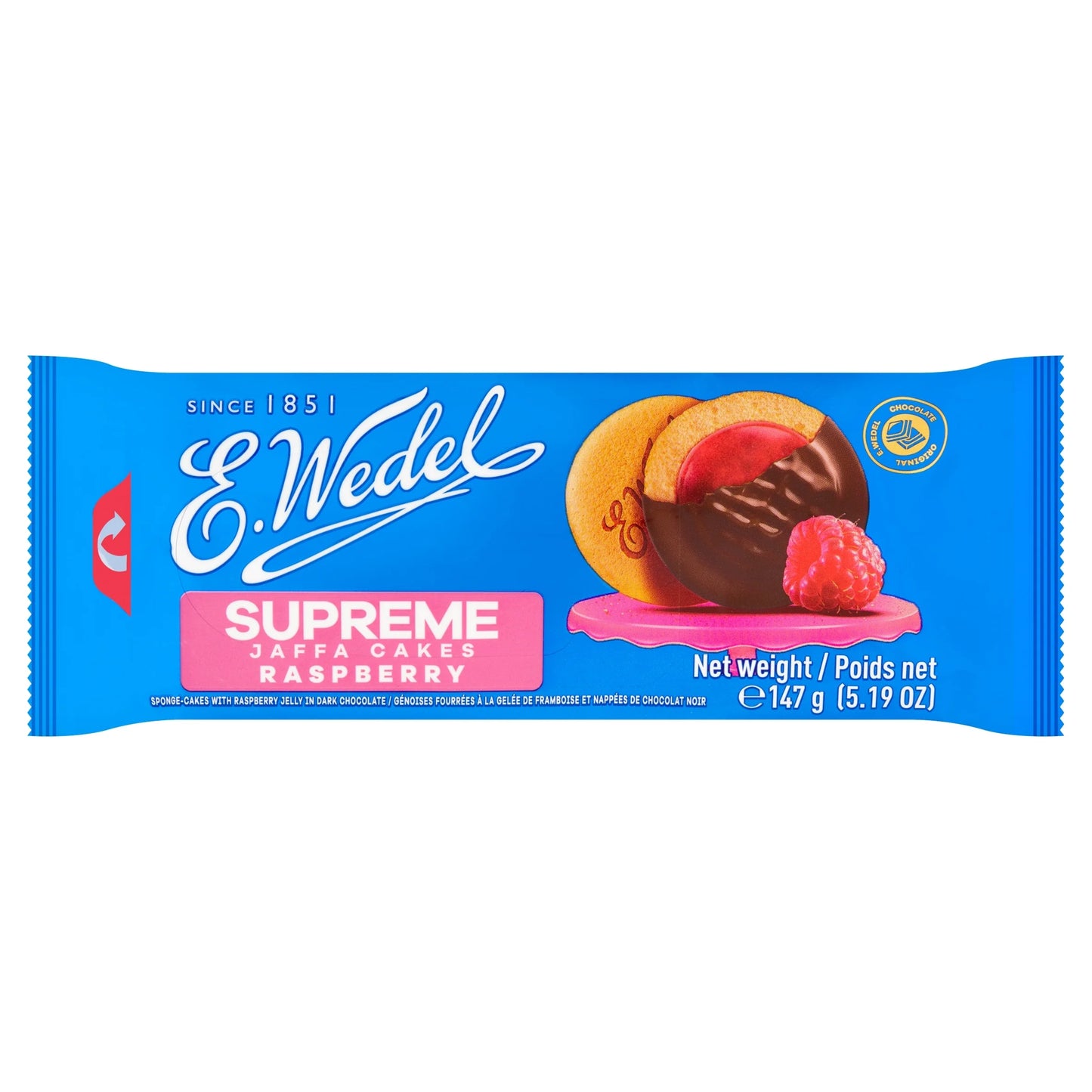 E. Wedel Supreme Jaffa Cakes - Raspberry 147g by E.Wedel