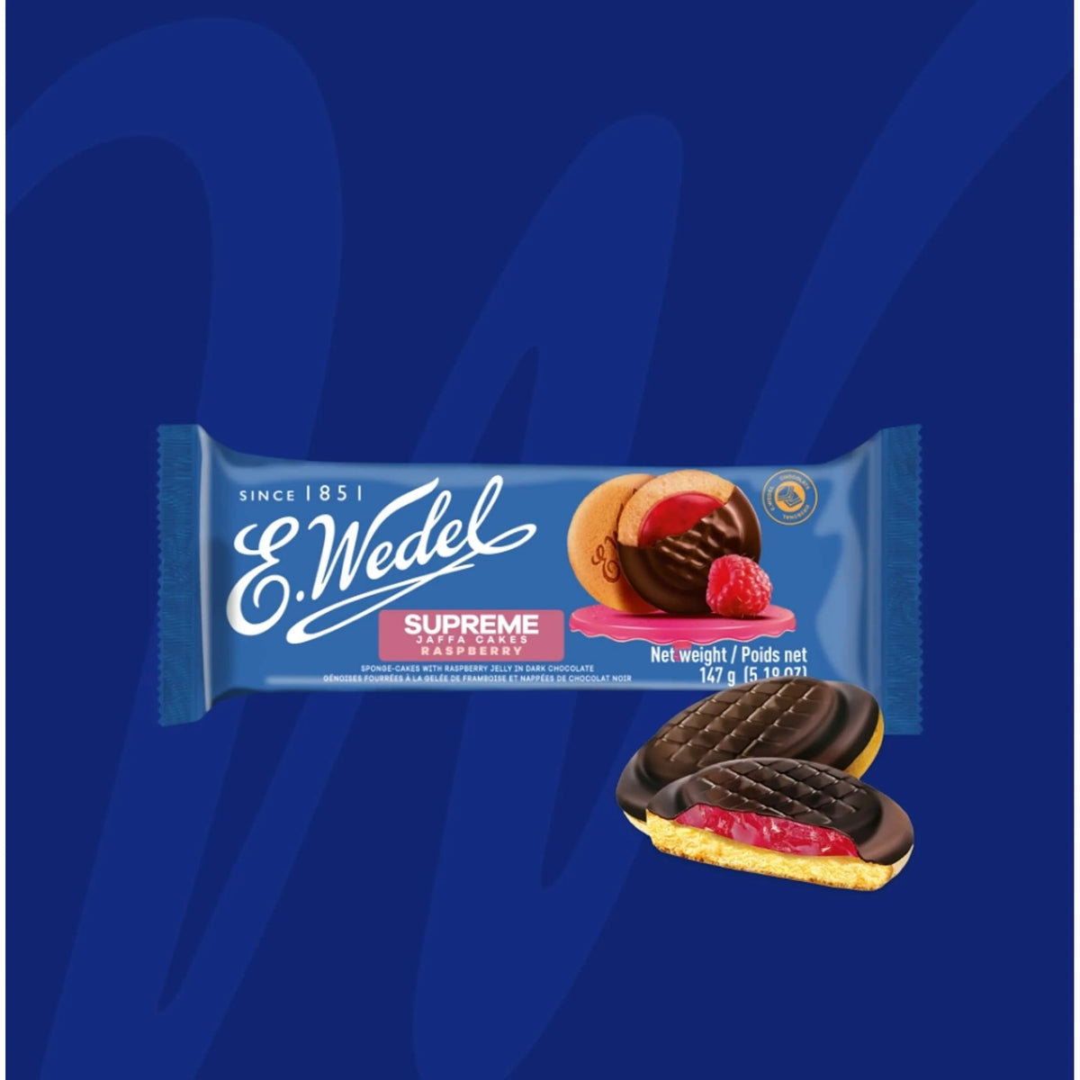 E. Wedel Supreme Jaffa Cakes - Raspberry 147g by E.Wedel