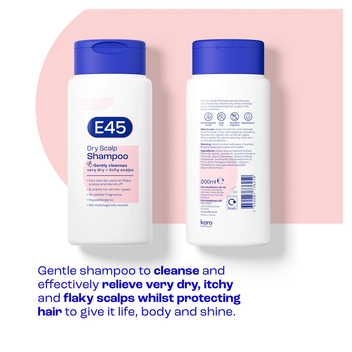 Dry Scalp Shampoo 200ml by E45 at The British Vault