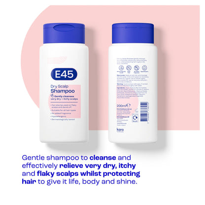 Dry Scalp Shampoo 200ml by E45 at The British Vault