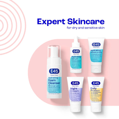 Face Foaming Cleanser For Dry & Sensitive by E45