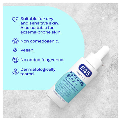 Face Hydrating Serum 30ml by E45