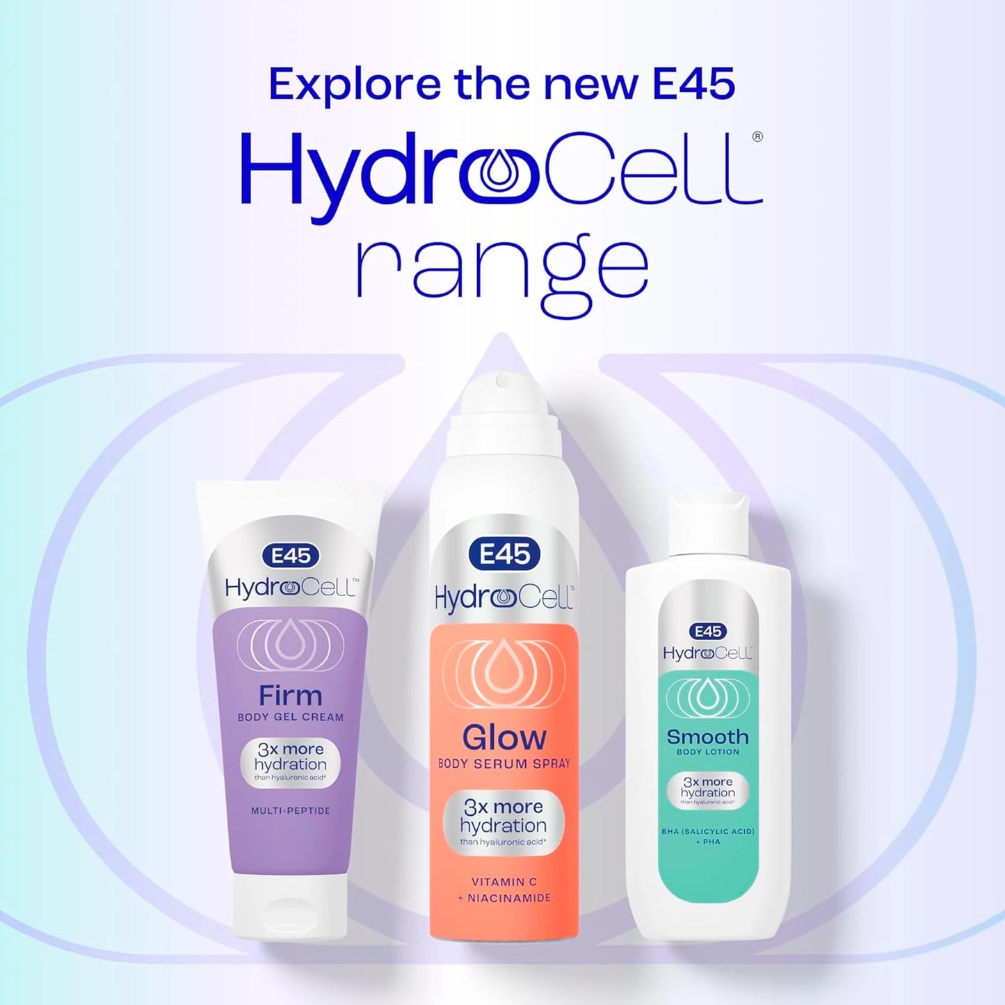 Hydrocell Firm Body Gel Cream 200ml by E45