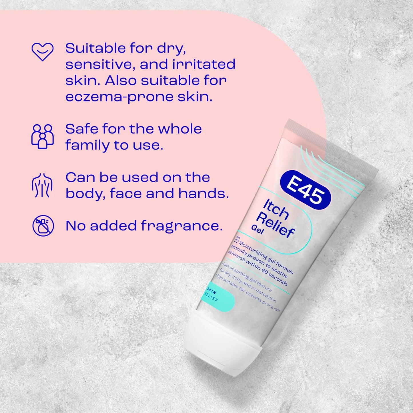 Itch Relief Gel Moisturiser For Irritated by E45