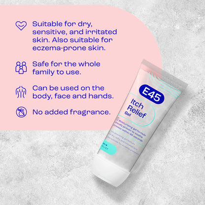 Itch Relief Gel Moisturiser For Irritated by E45