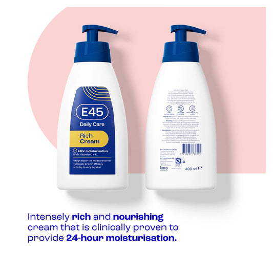 Rich 24 Hour Cream Dry Skin 400ml by E45