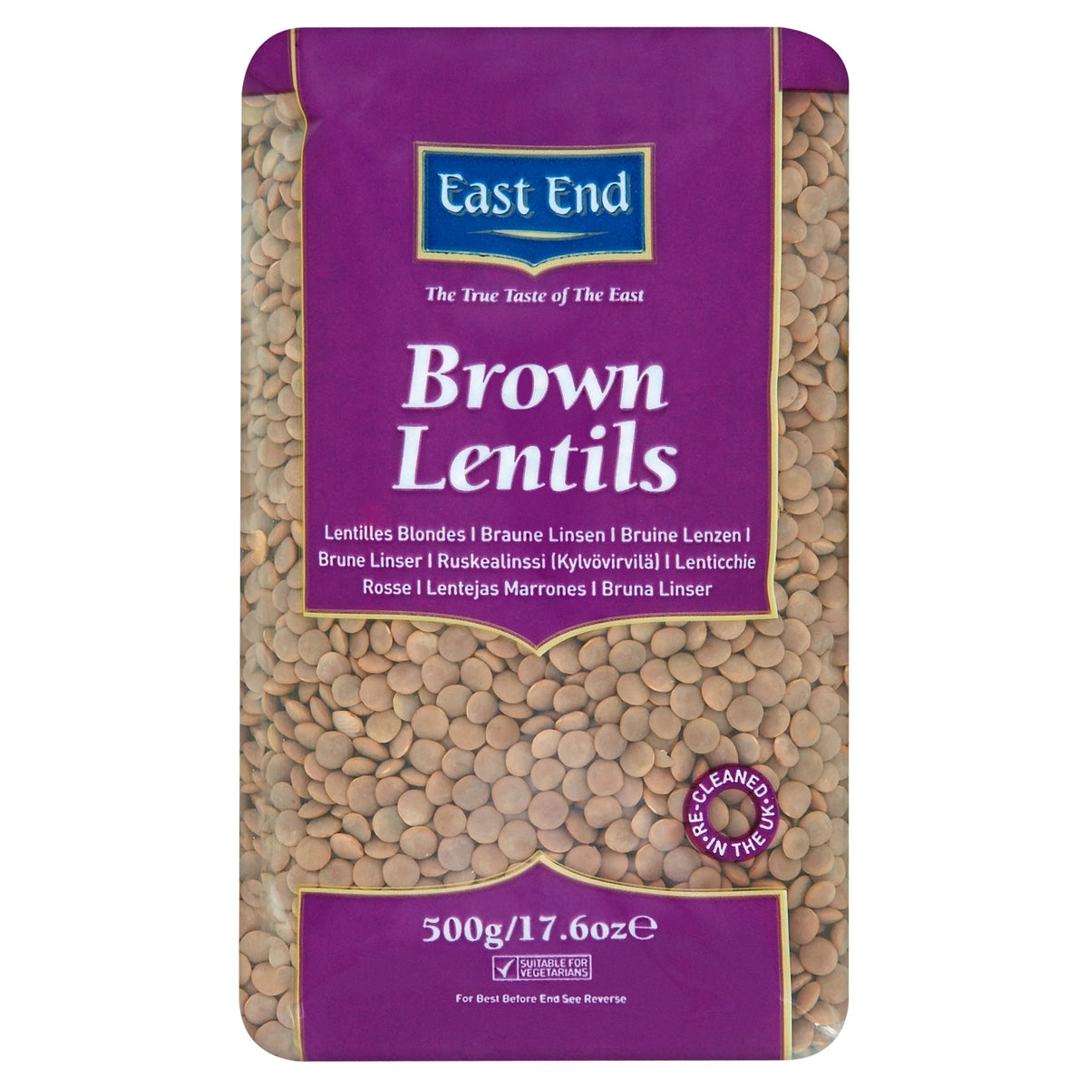 Brown Lentils 500g by EAST END