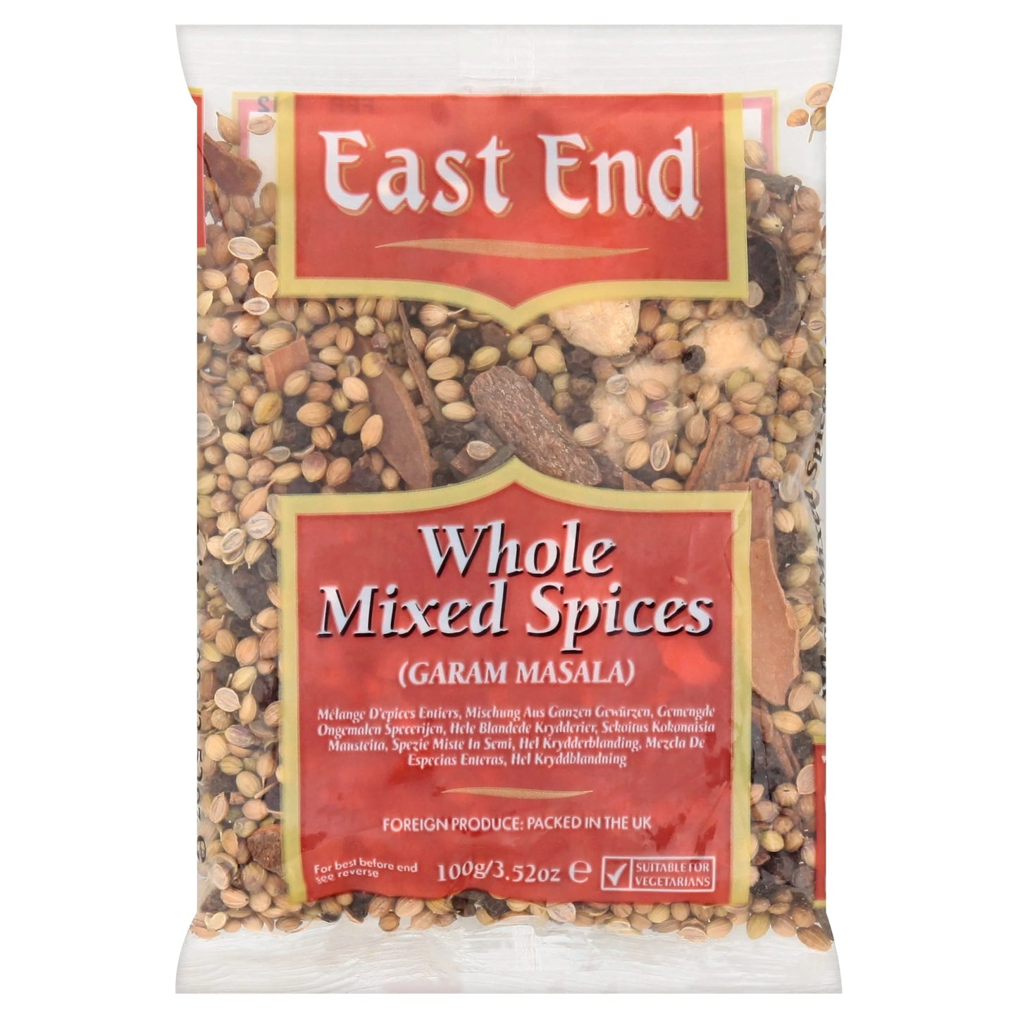 Whole Mixed Spices 100g by EAST END
