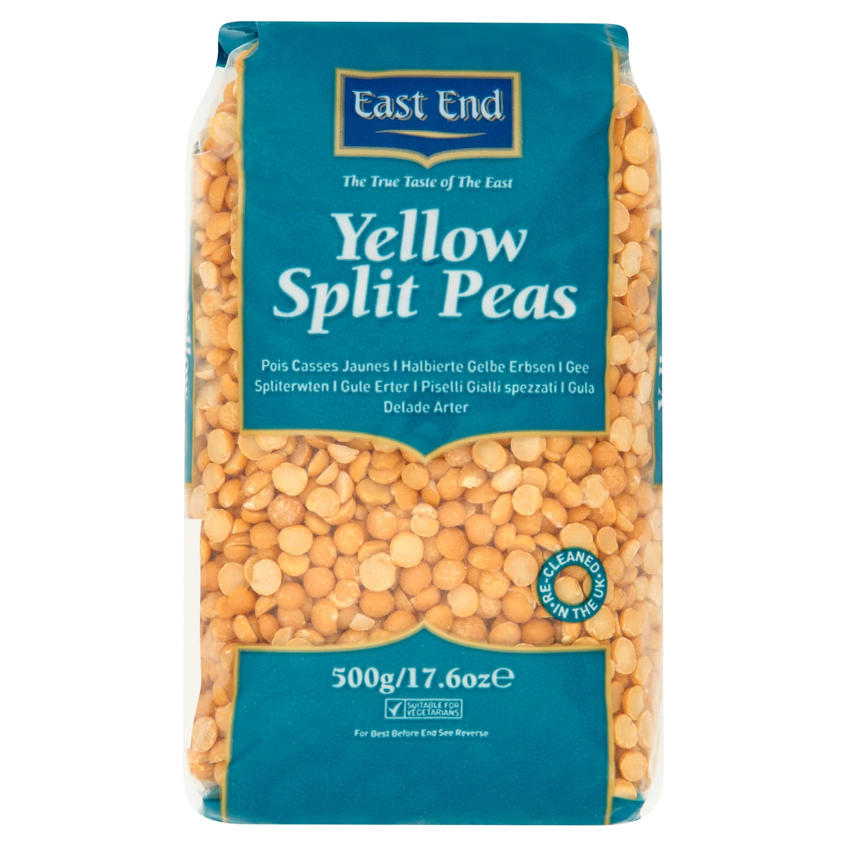 Yellow Split Peas 500g by EAST END