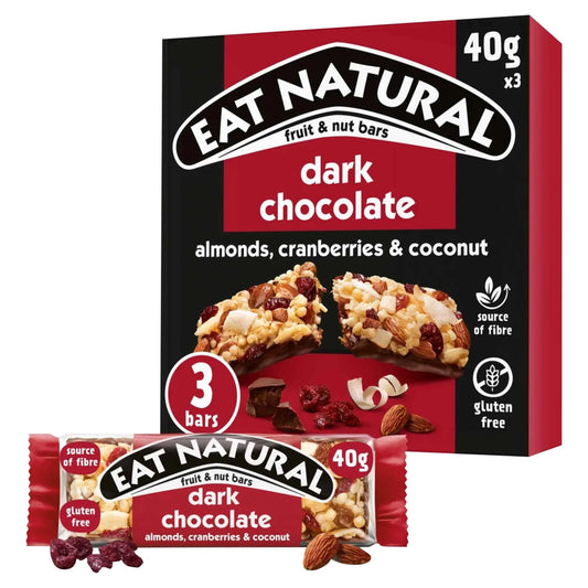 Fruit & Nut Bar With Cranberries, by EAT NATURAL