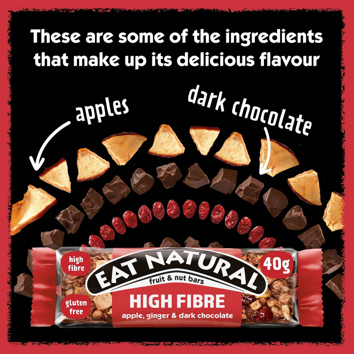 Fruit & Nut Bars - Apple, Ginger by EAT NATURAL