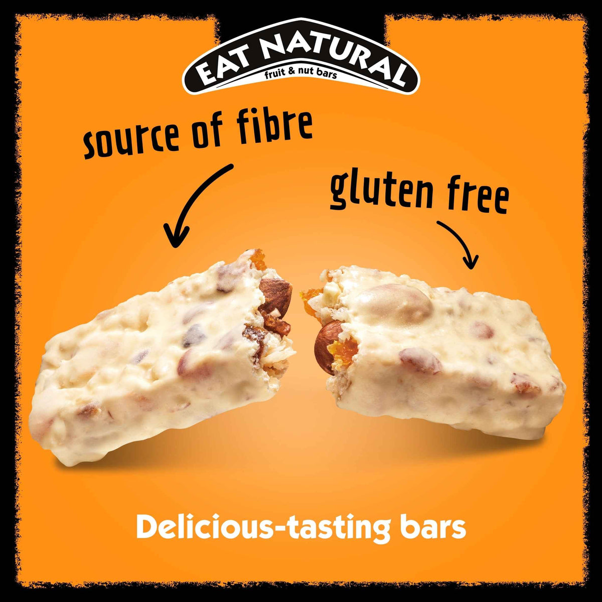 Fruit & Nut Bars With Almond, Apricot & Yoghurt 3 X 40g by EAT NATURAL