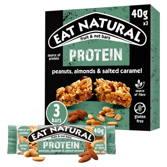 Fruit & Nut Protein Bars With Peanuts, Almonds & Salted by EAT NATURAL
