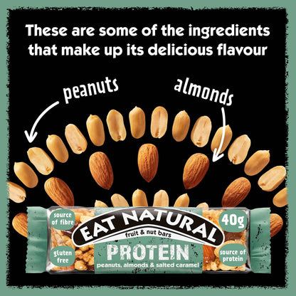 Fruit & Nut Protein Bars With Peanuts, Almonds & Salted by EAT NATURAL