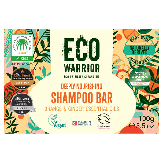Shampoo Bar Orange & Ginger 100g by Eco Warrior