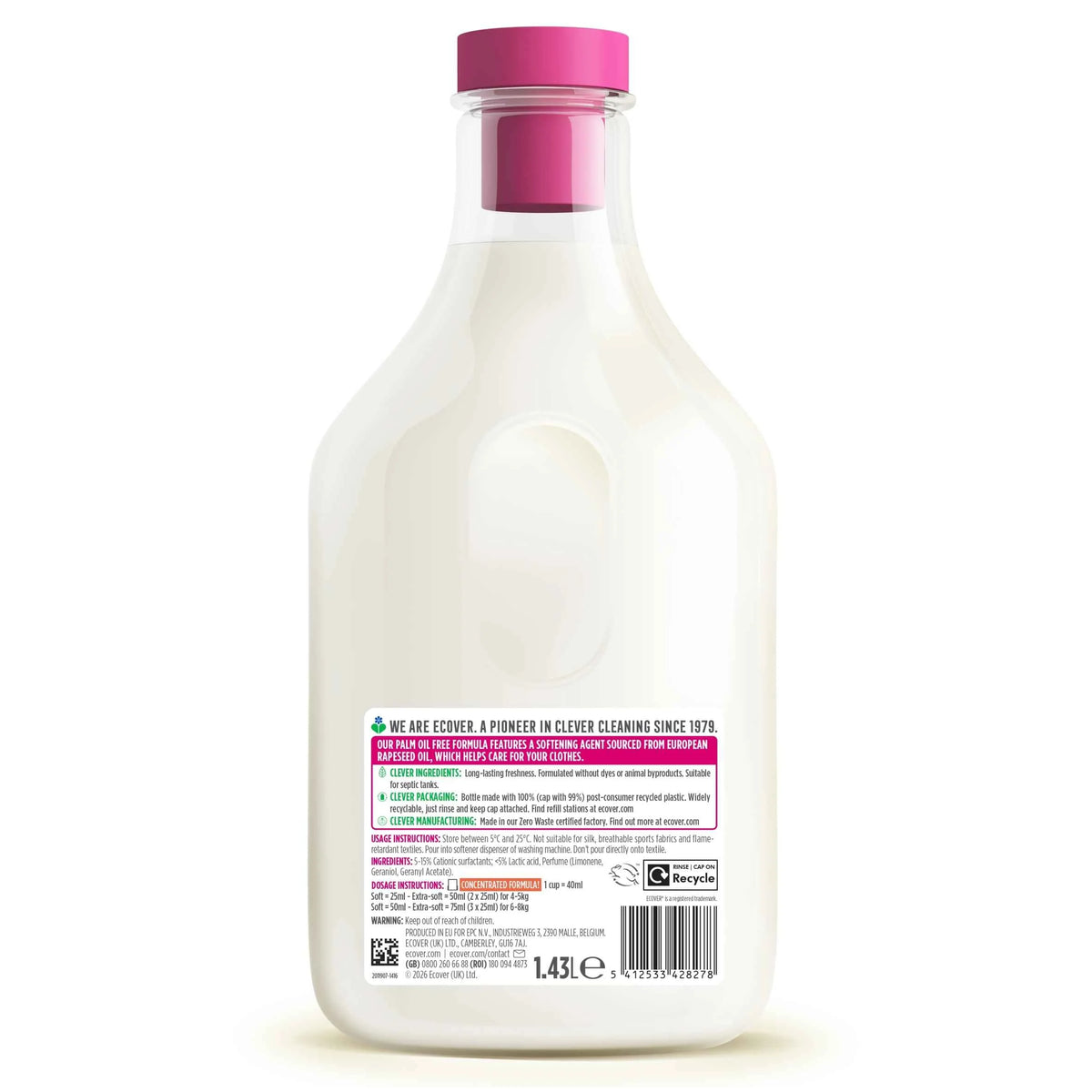 Fabric Softener Apple Blossom & Almond 1.43l by ECOVER
