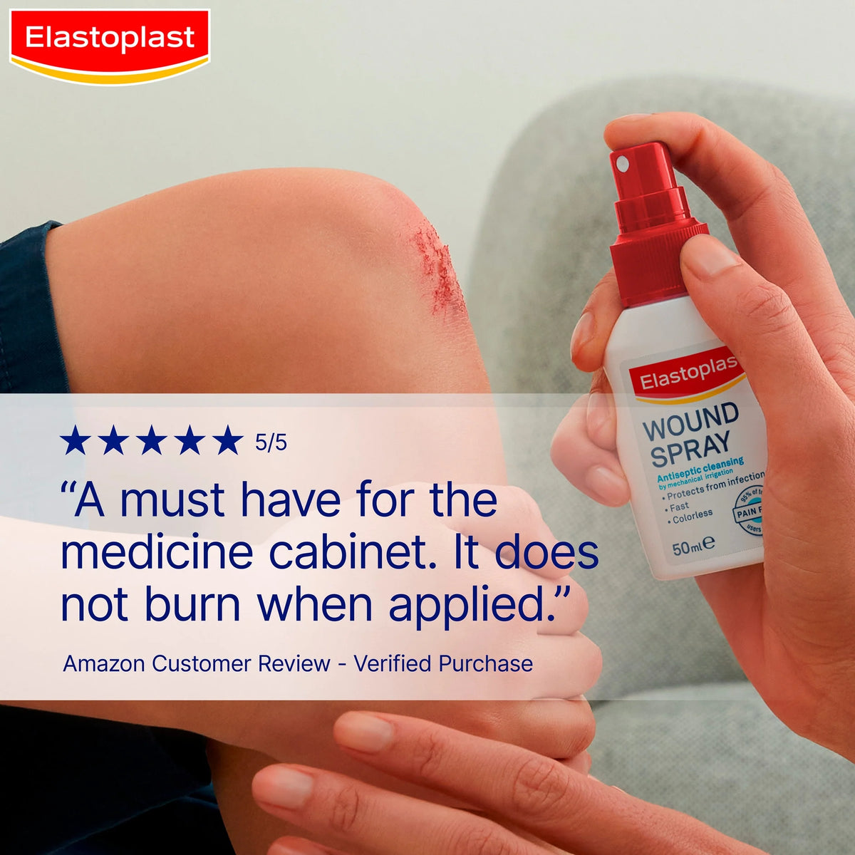Antiseptic Wound Cleaning Spray by ELASTOPLAST