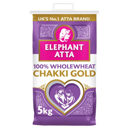 Chakki Gold Chapatti Flour 5kg by ELEPHANT ATTA