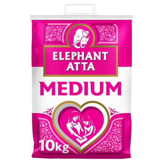 Medium Chapatti Flour 10kg by ELEPHANT ATTA