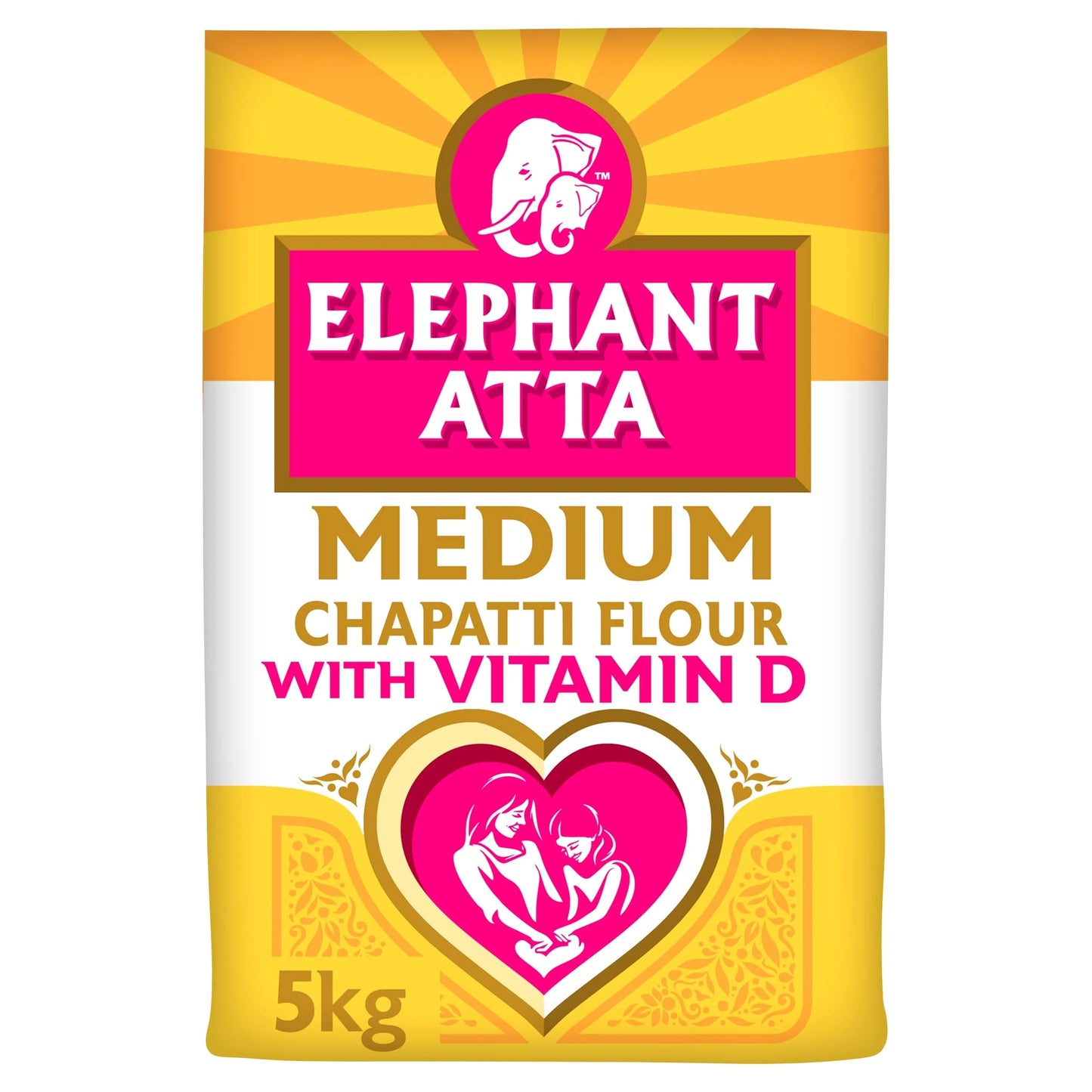Medium Chapatti Flour With by ELEPHANT ATTA