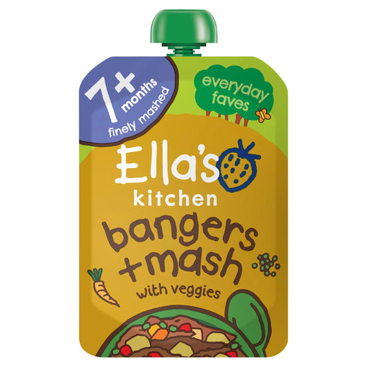 Ella's Bangers & Mash Stage 2 130g by Ella's kitchen