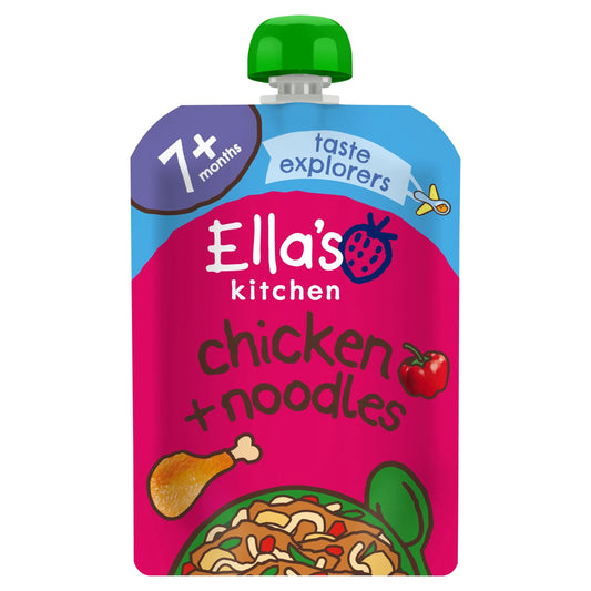 Ella's Fun Chicken And Noodle With Red Pepper by Ella's kitchen