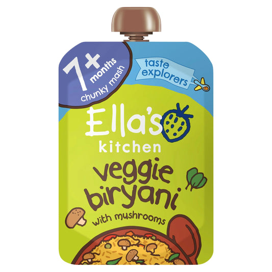 7 Month Plus Veggie Biryani 130g by Ella's kitchen