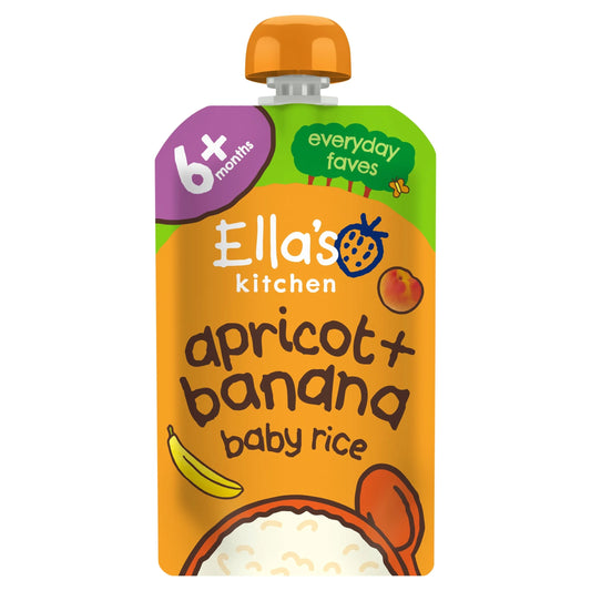 Banana & Apricot Baby Rice 120g by Ella's kitchen