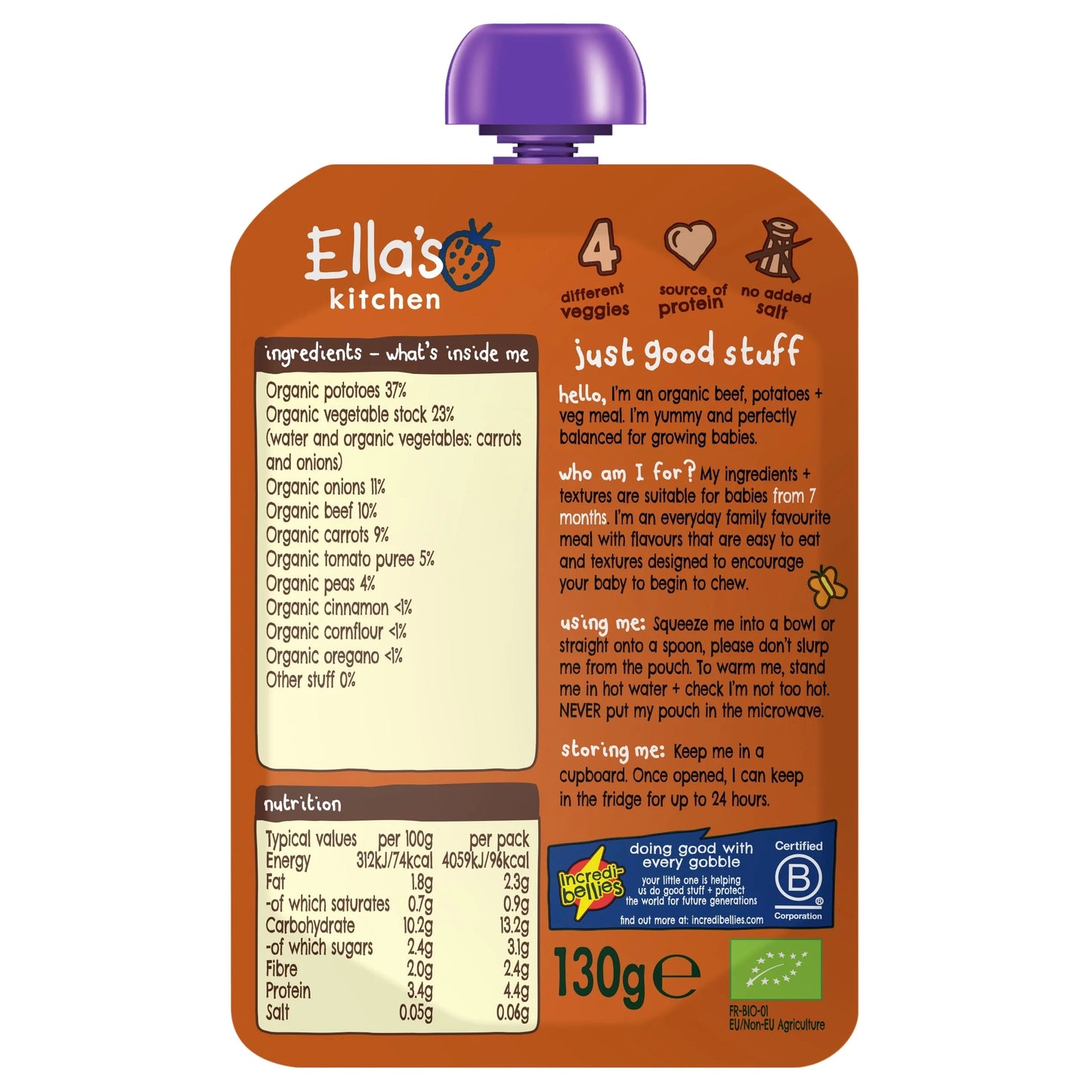 Cottage Pie 130g by Ella's kitchen