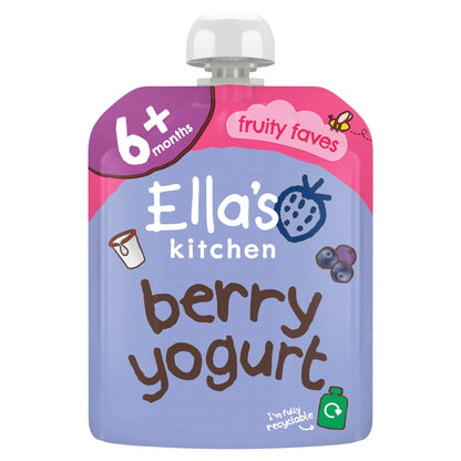 Greek Yogurt Berry 90g by Ella's kitchen