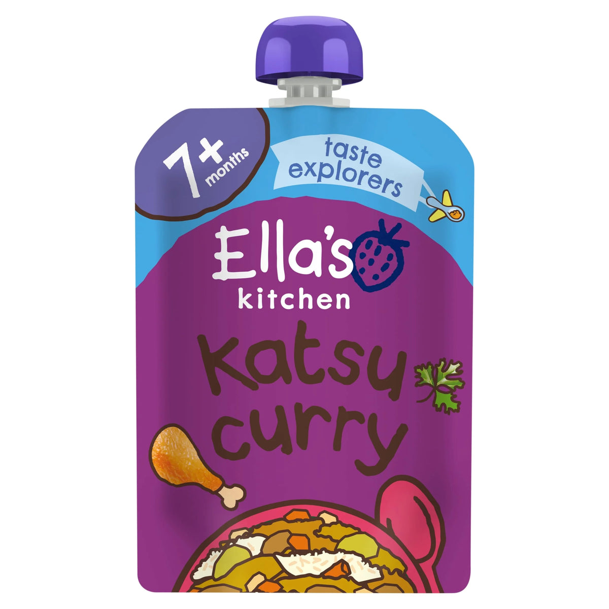 Katsu Curry With Chicken 7+ by Ella's kitchen