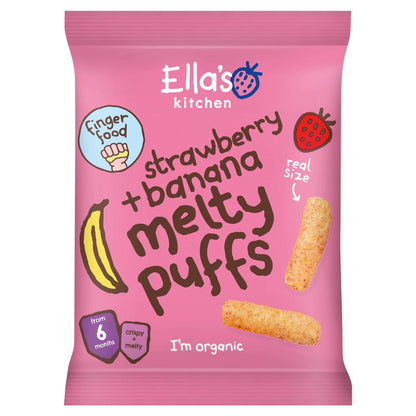 Melty Puffs Strawberry Banana by Ella's kitchen