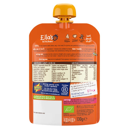 Mild Chilli Con Carne 130g by Ella's kitchen