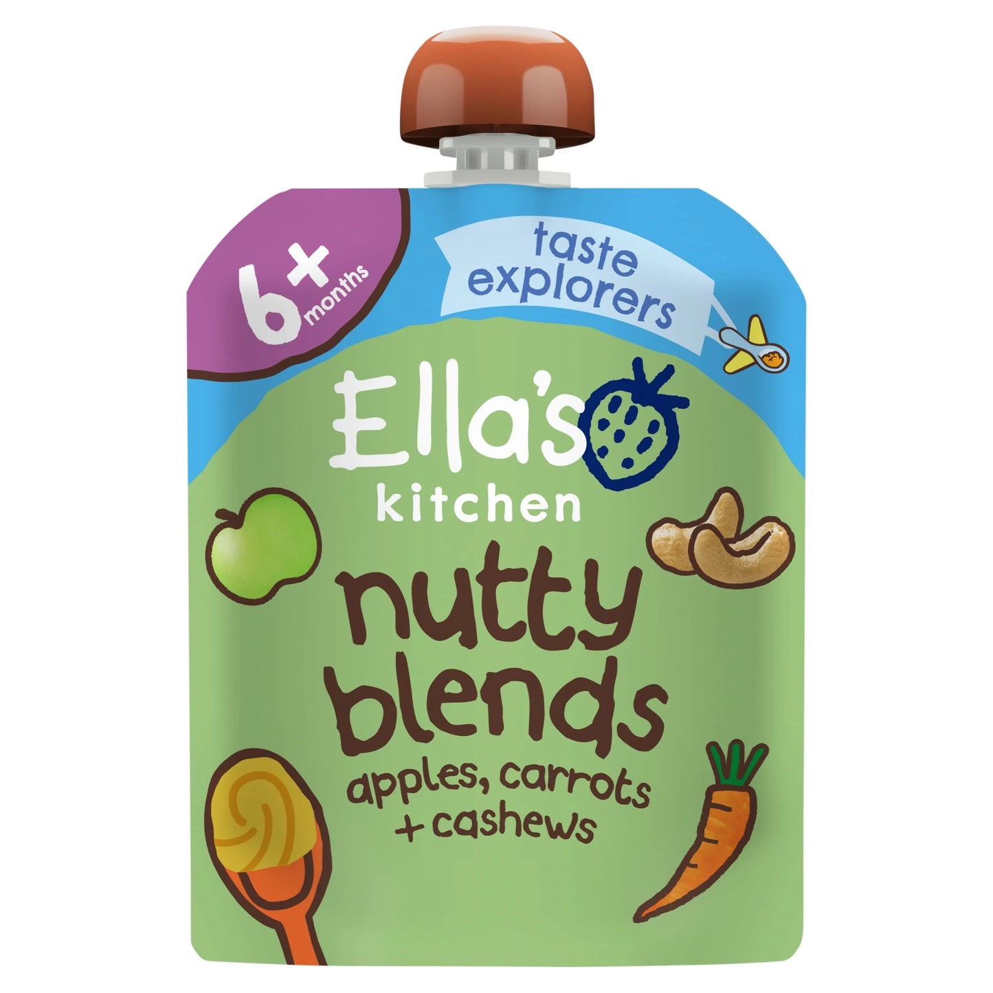 Organic Nutty Blends Apples, by Ella's kitchen
