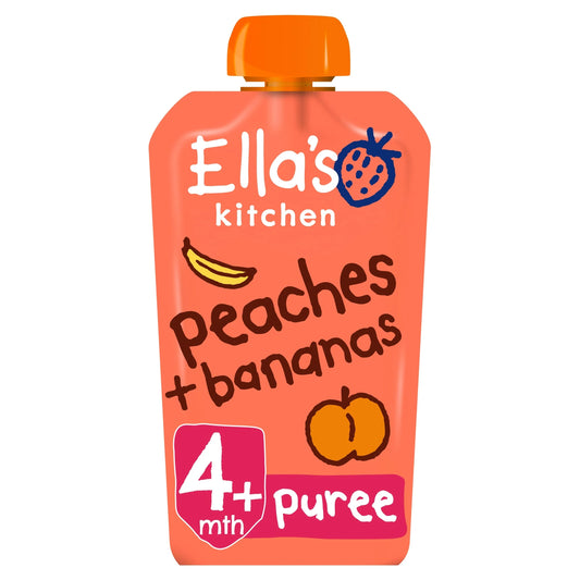 Peaches Plus Banana Stage 1 X by Ella's kitchen