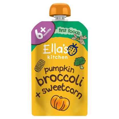 S/corn, Pumpkin & Broccoli 120g by Ella's kitchen