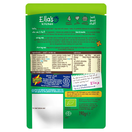 Stage 3 Spaghetti Bolognese by Ella's kitchen